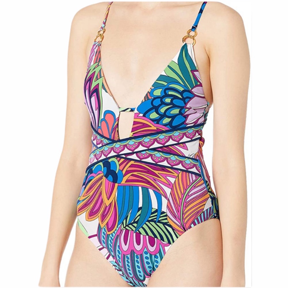 Trina Turk Multicolor One-Piece Swimsuit